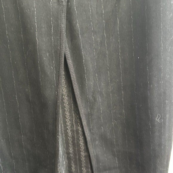 New Zara black striped long skirt pencil with the back slit size S - Picture 4 of 9